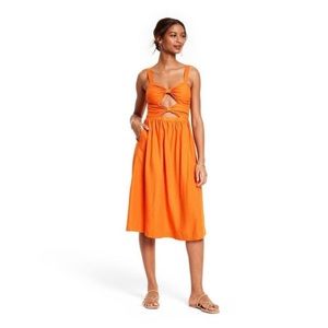 FeNoel x Target Orange dress size small
